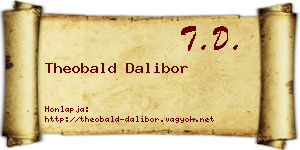 Theobald Dalibor névjegykártya